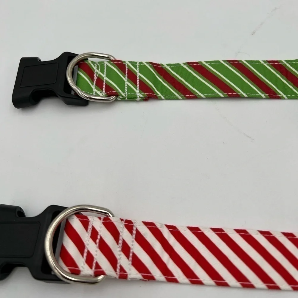 Malier Bandanas & Collar 2 Pack- Flower Red and Green Flower New